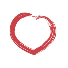 Heart brush icon