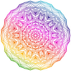 Vector Background With Mandala. Decorative Elements. Arabic, Indian, Ottoman Motifs.