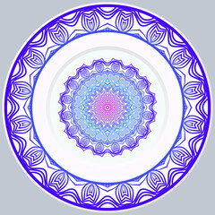 Decorative Floral Ornament. Illustration. For Coloring Book, Greeting Card, Invitation, Tattoo. Anti-Stress Therapy Pattern. Vector