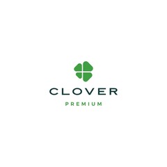 clover leaf logo vector icon illustration