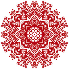 Floral mandala design. Wedding invitation, thank you card, save card, baby shower. Vector illustration