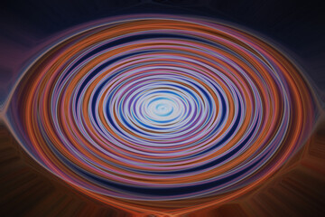 artistic and abstract twirl in various colors