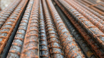 close up of rusty metal pipes background texture or wallpaper