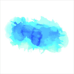 paint of splash watercolor on white.Vector illustration