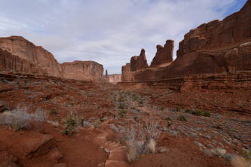 Arches desert landscape