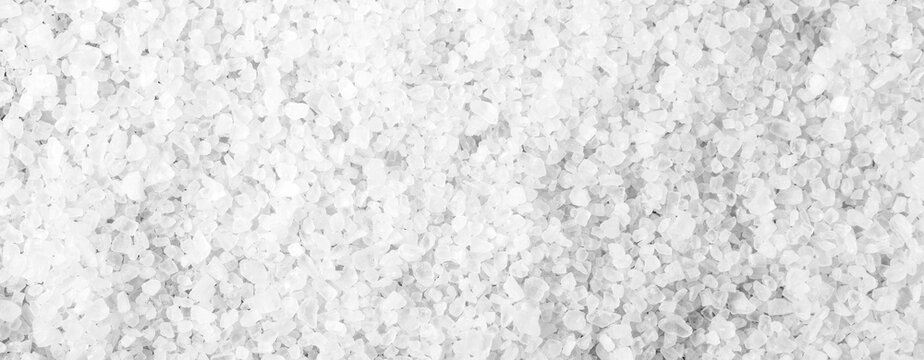 Close up of salt background.