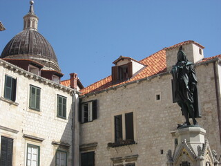 Architecture in the old town of Dubrovnik, Croatia