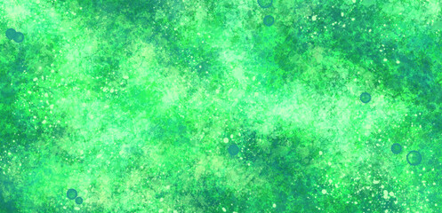 green watercolor background	
