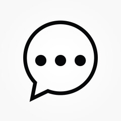 live chat, comment icon for web and app.