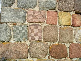 Backsteine mit Muster