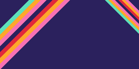 Retro Colorful Background. Abstract covers with seamless background available in swatches panel. Colorful neo geometric poster. Grid with color geometrical shapes. Modern abstract promotional flyer