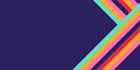 Sale and presentation design background set with colorful art lines. Colorful Background