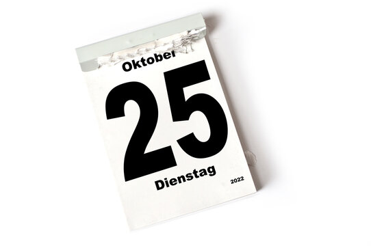  25 Oktober 2022