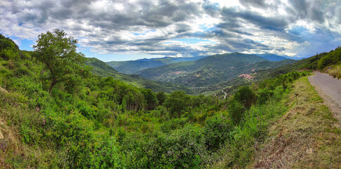 Ligurian hinterland country of Vellego