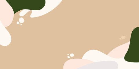 Abstract background vector with liquid line arts, Memphis style, Organic shape. Creative pattern with hand drawn shapes. Design background for social media post, cover, print and wallpaper