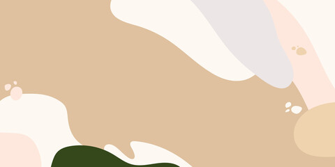 Vector design templates in simple modern style with copy space for text, flowers and leaves - wedding invitation backgrounds and frames, social media stories wallpapers