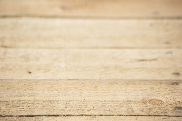 Background of wooden crafted boards, soft focus