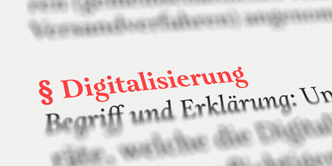 Digitalisierung, rechtlich