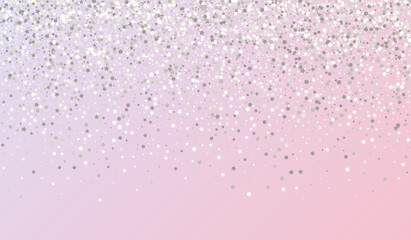 Silver Splash Glamour Pink Background. Shiny 