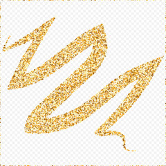 Yellow Shine Art Transparent Background. 