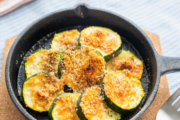 ズッキーニのチーズ焼き