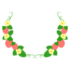 イチゴのフレーム