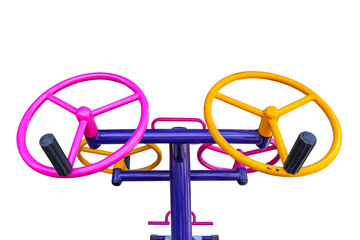 colorful playground equipment