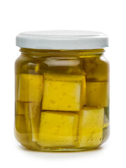 Queso en aceite