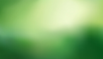 Obraz premium Abstract green blurred background. Natural gradient backdrop. Vector illustration. Ecology concept for your website, graphic design, banner, poster