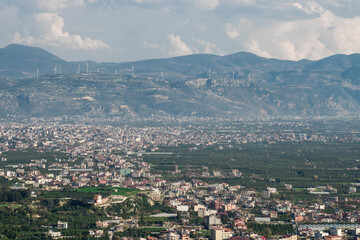 View the city from above  Samandağ,Hatay / Turkey
