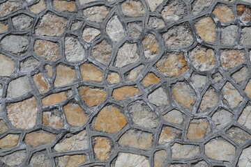 Stone wall texture background, geometrical 