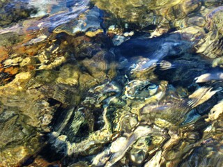 water and rocks