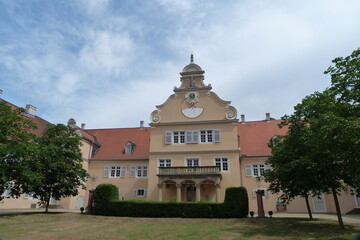 Fototapeta na wymiar Jagdschloss Kranichstein in Darmstadt Innenhof