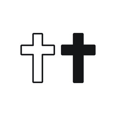 Christian icon vector 