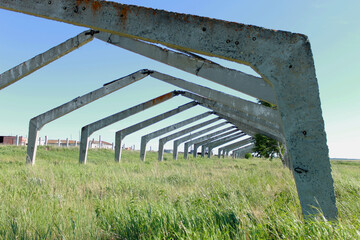 the bridge over the river