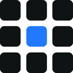 Menu bar icon vector illustration