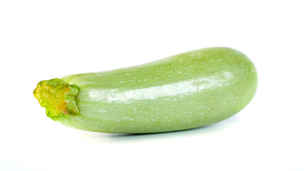 Squash vegetable marrow zucchini isolated on white background