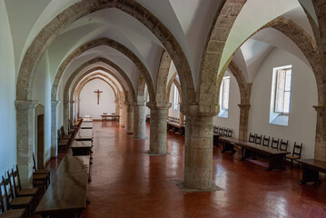 Veroli, Frosinone, Lazio. The abbey of Casamari.  It is one of the most important Italian...