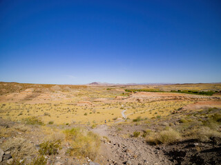 Beautiful landscape along the famous White Owl Canyon trail