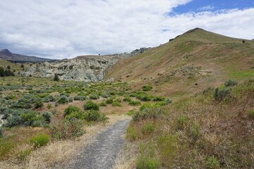Fototapeta na wymiar Blue Basin Overlook Trail, John Day Fossil Beds National Monument, Oregon, United States