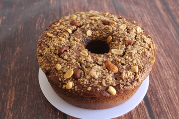Bolo de Chocolate com Amendoim