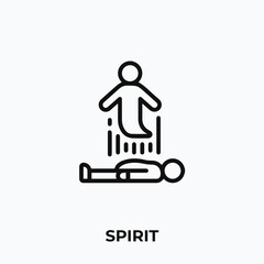 Fototapeta premium spirit icon vector. spirit sign symbol for your design.