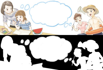 夏休みの思い出の絵日記