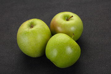 Green ripe apple