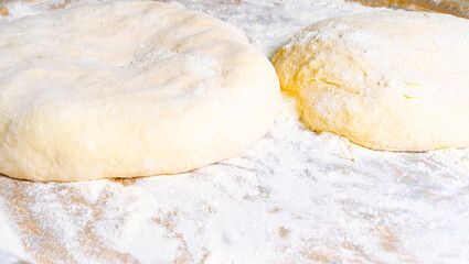 Pastry dough for further baking pies