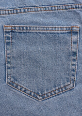 blue jeans, back pocket on jeans