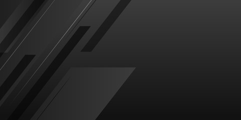 Modern black abstract presentation background. Vector illustration design for presentation, banner, cover, web, flyer, card, poster, wallpaper, texture, slide, magazine.