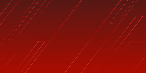 Abstract modern background gradient color. Red maroon and black gradient with stylish line and square decoration suit for presentation design. 