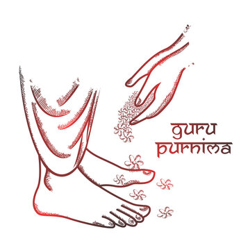 3D Calligraphy Art - Happy guru Purnima.#drawing #3dcalligraphyart |  Facebook