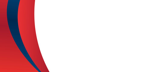 Red gradient blue box rectangle abstract background vector presentation design with white space